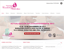 Tablet Screenshot of cardiologas.com